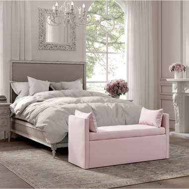 Hot pink bench on sale for bedroom